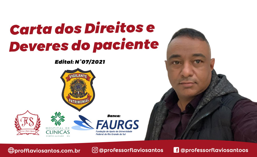 SUS - CARTA DOS DIREITOS E DEVERES DO PACIENTE