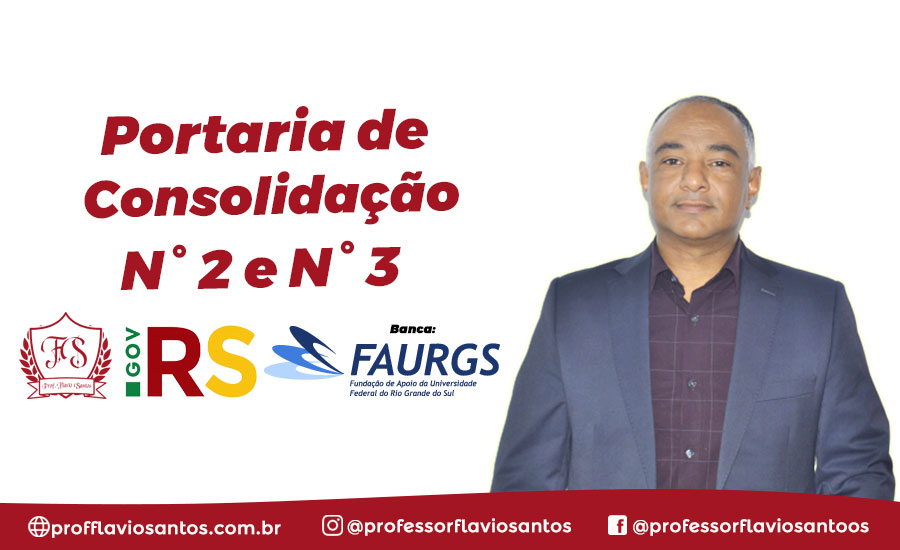SUS - PORTARIA DE CONSOLIDAÇÃO N° 2 E N° 3 POLITICAS DE SAUDE