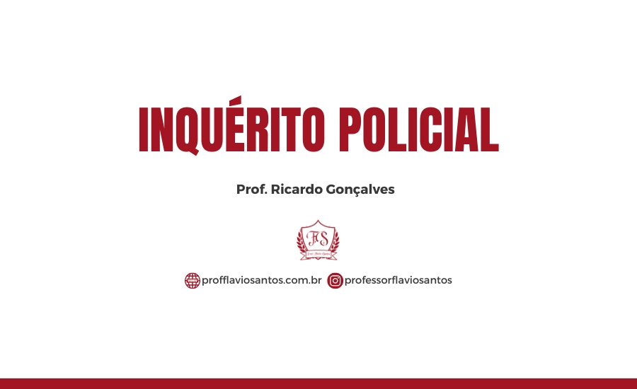 INQUÉRITO POLICIAL / PROF. RICARDO GONÇALVES
