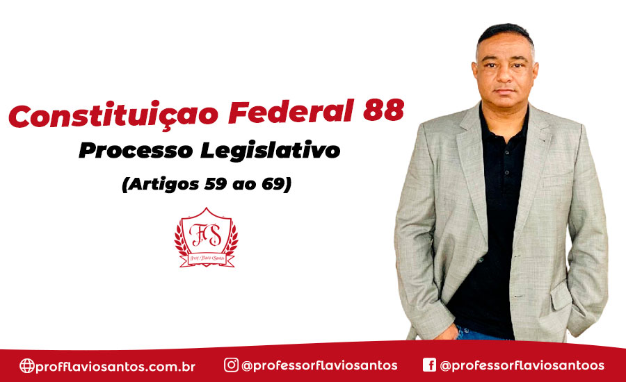 CF 8B -  ART. 59 AO 69  PROCESSO LEGISLATIVO