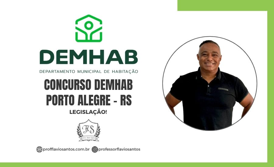 LEGISLAÇÃO CONCURSO DEMHAB PORTO ALEGRE 2026