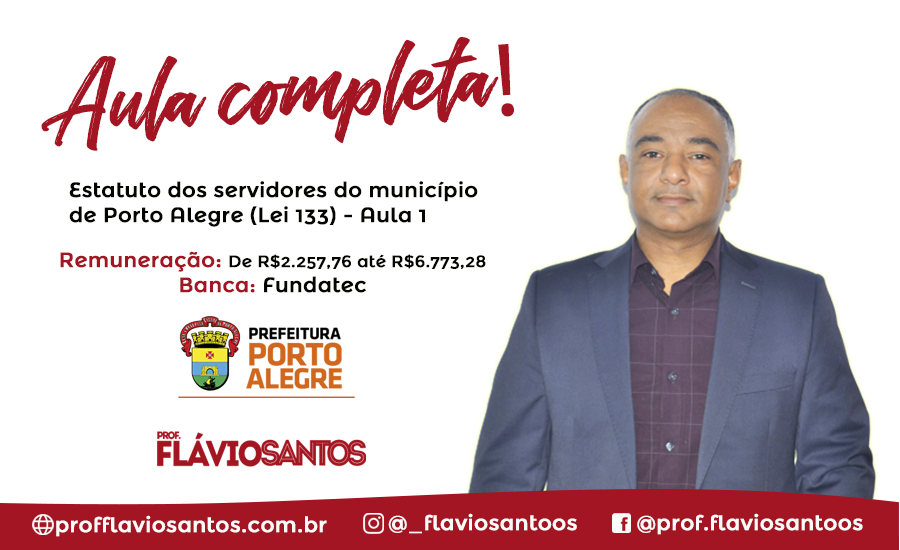 RJ - ESTATUTO DOS SERVIDORES DO MUNICÍPIO DE PORTO ALEGRE 